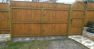 Купить распашные ворота деревянные Улан-Удэ, цена от 2710 руб.
